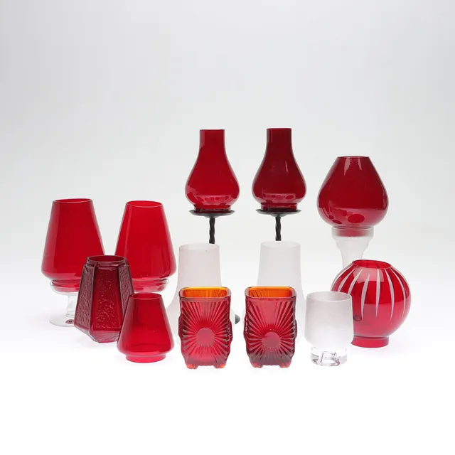 PARTI LJUSLYKTOR/GLASSKÄRMAR, Reijmyre.