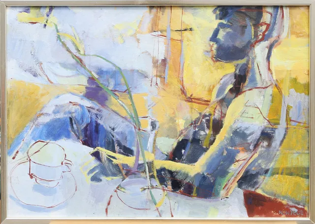 OIDENTIFIERAD KONSTNÄR. OLJA, på duk, signerad.