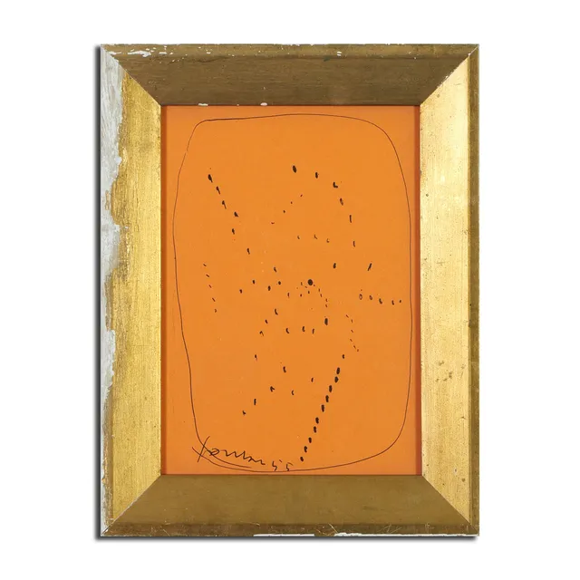 LUCIO FONTANA. ORANGE.