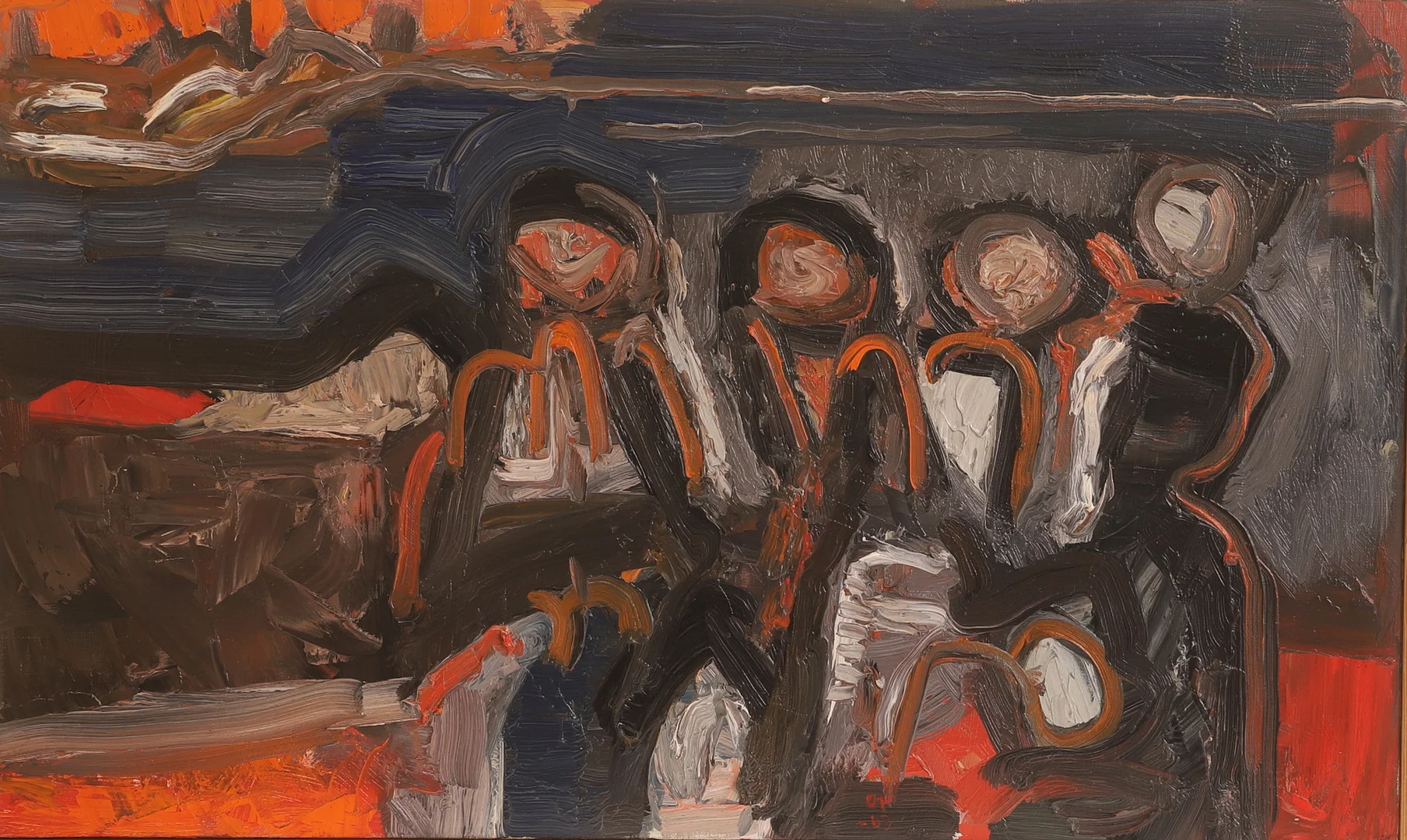 OLOF PERSSON. Olja på duk, monogramsignerad -63. — Paintings — RA Auktionsverket Norrköping