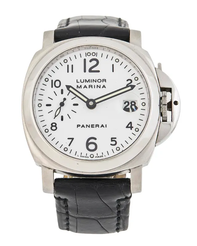 Panerai: Luminor Marina of steel, ref. PAM00049. Mechanical movement with automatic winding and date indication, cal. OP III. 2003 (F-series).