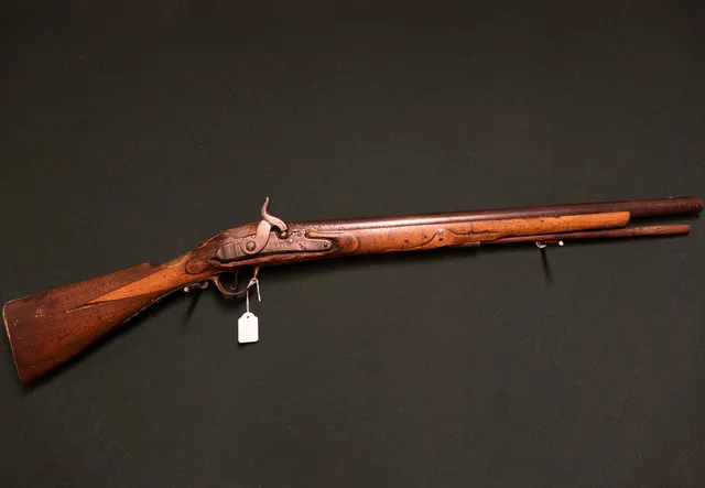 Slaglåsmusköt preussisk 1700-tal.