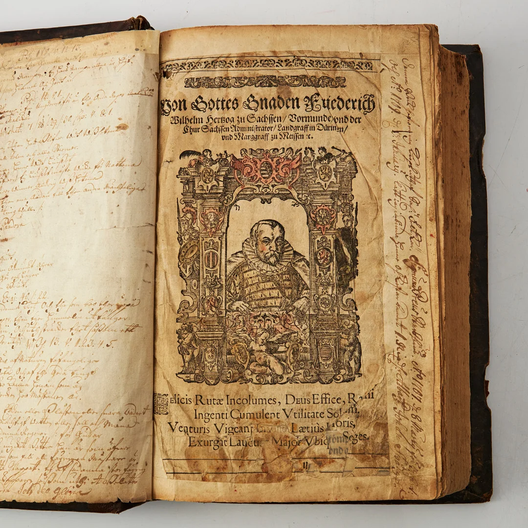 Luthers huspostilla, tidigt 1600-tal. — Books — Stockholms Auktionsverk Magasin 5