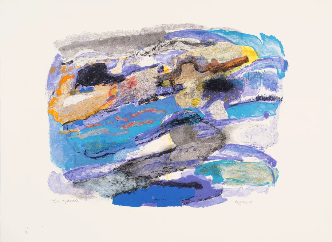 Nesjar, Carl — "Kystbilde" 2007 — Kunst/Grafikk — Blomqvist