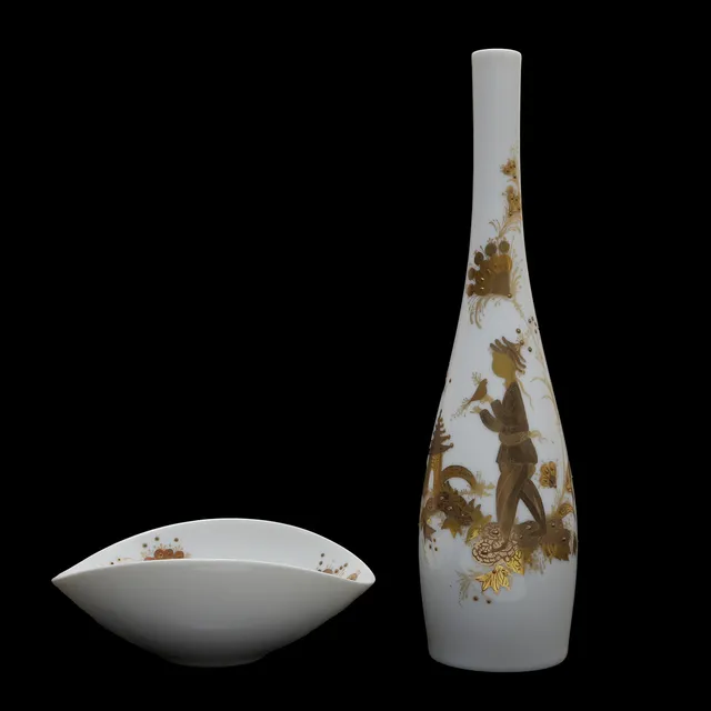 BJÖRN WIINBLAD. SKÅL SAMT VAS, ROSENTHAL.