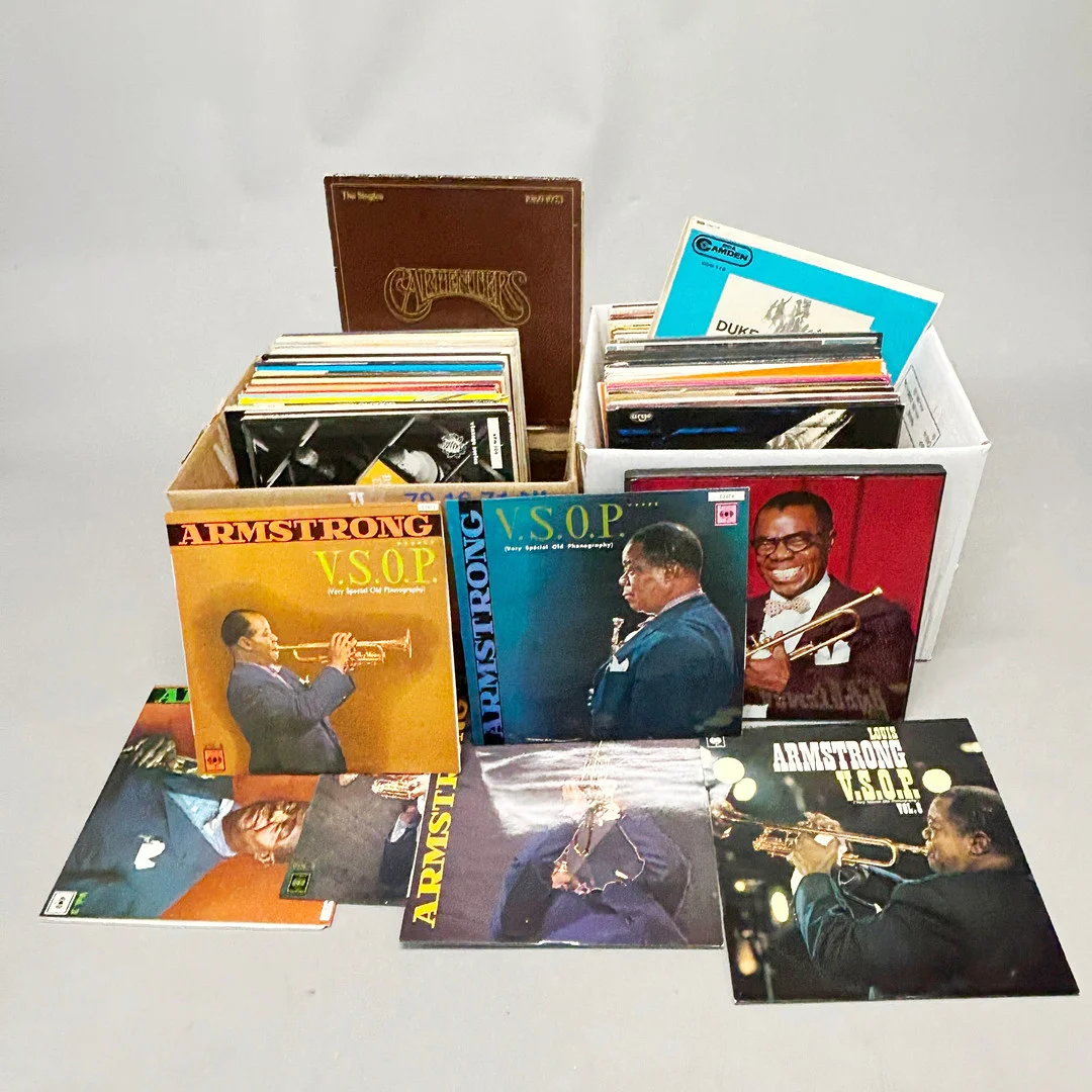 TWO BOXES OF RECORDS. — Music memorabilia — Chalkwell Auctions