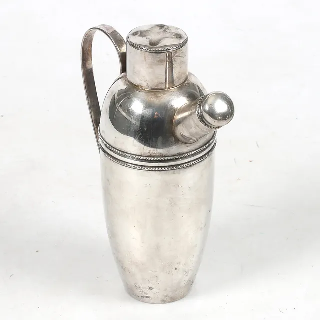 SHAKER, nysilver, C.G:Hallberg, 1900-tal.