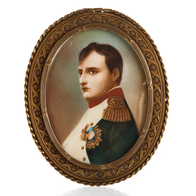 MINIATYR, Napoleon Bonnaparte (1769-1821), miniatyr.