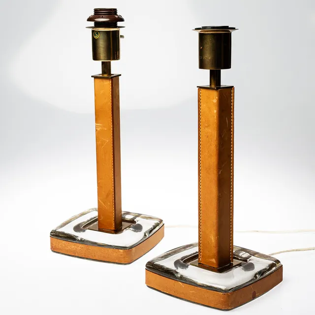 UNO WESTERBERG. Bordslampor, ett par, Arvid Böhlmarks Lampfabrik, modell 15773, 1960-tal.