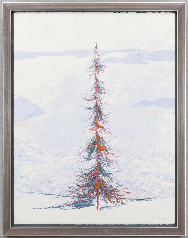 JAN STENVINKEL. Litografi 3/300, signerad.