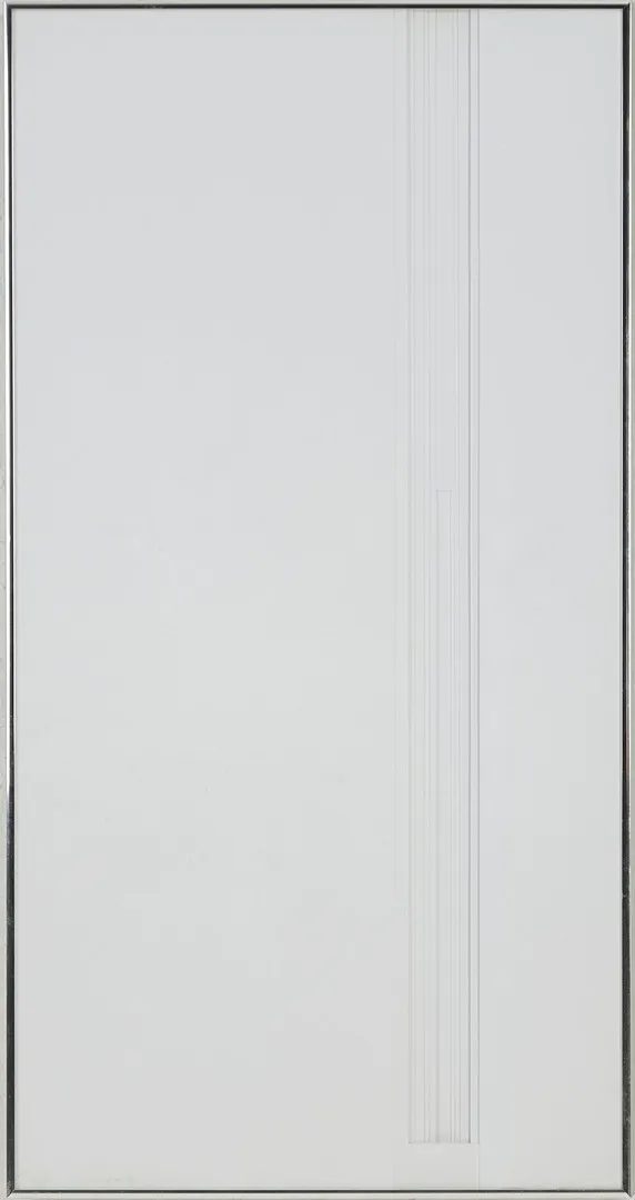 JAN W. MORTHENSON (Sverige, f. 1940): "Silence XVII", a tergo signerad och daterad Jan W. Morthenson 1988, numrerad 2/3.