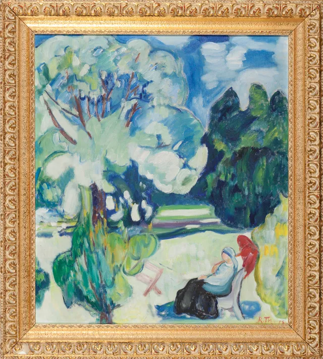 Thygesen, Rudolph — Ung kvinne, 1918