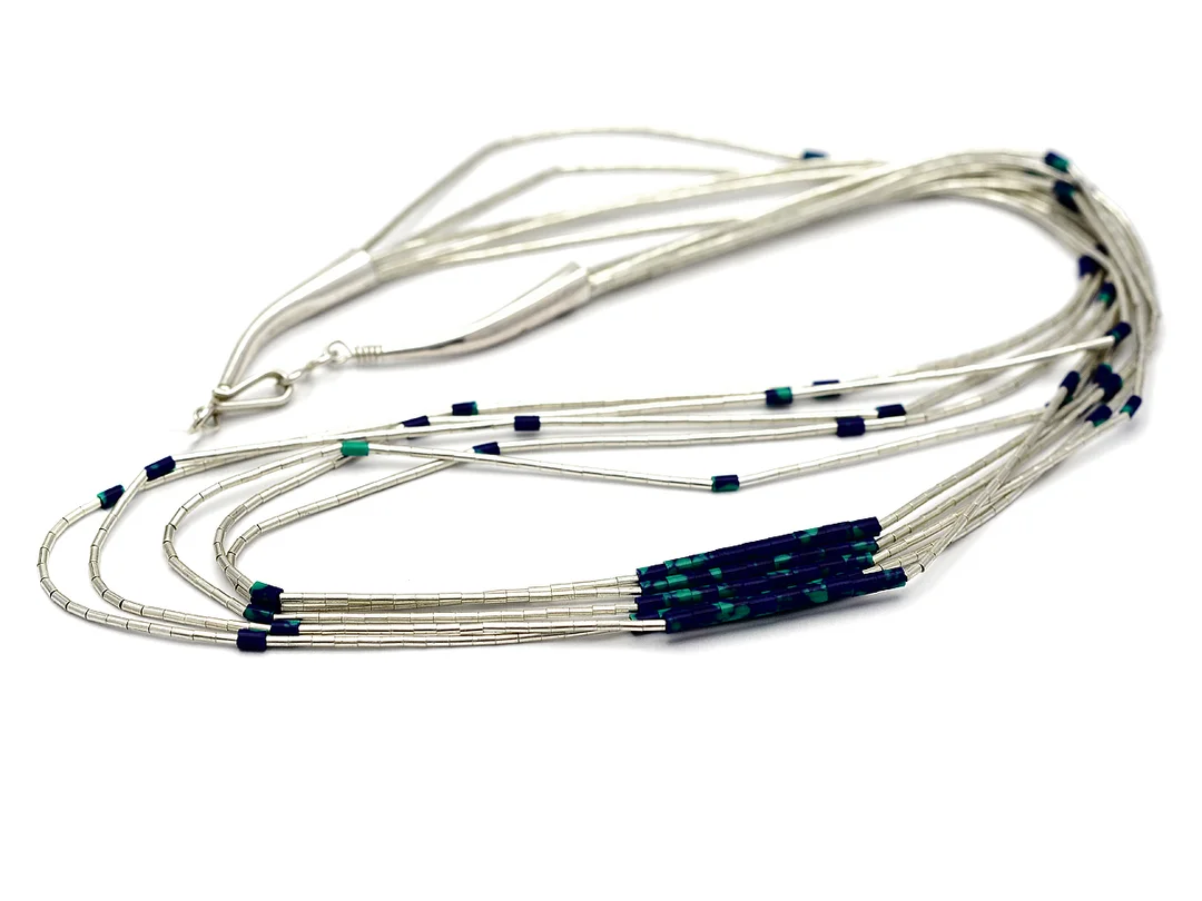 Collier S925 12,6g 50cm, med delar i plast — Smycken/Collier — Kaplans
