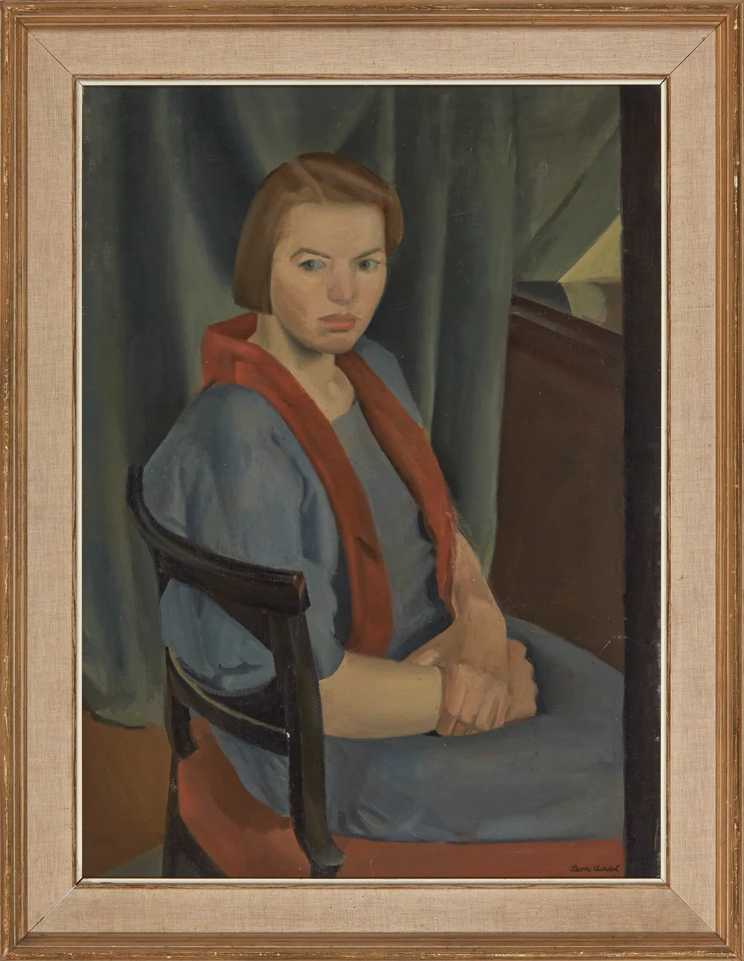 Aurdal, Leon — Portrett av K. Aurdal — Kunst/Maleri — Blomqvist