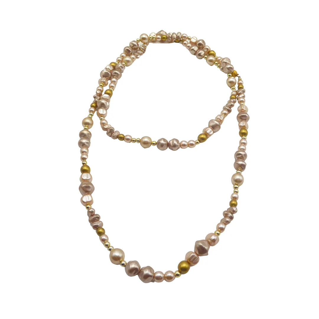 PERLENKETTE MIT EINEM 750ER GOLDVERSCHLUSS. — Necklace — Auktionshaus Stuber's Hammerschlag