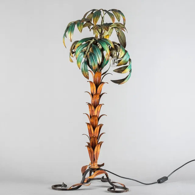 HANS KÖGL. ZUGESCHRIEBEN. Stehlampe "Palme", 1960er Jahre.