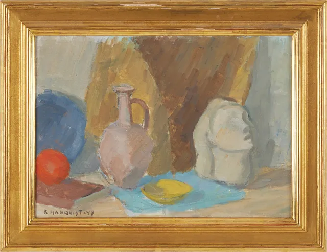 KNUT HANQVIST (1904-1981). Stilleben, olja på duk, signerad K Hanqvist, -48.