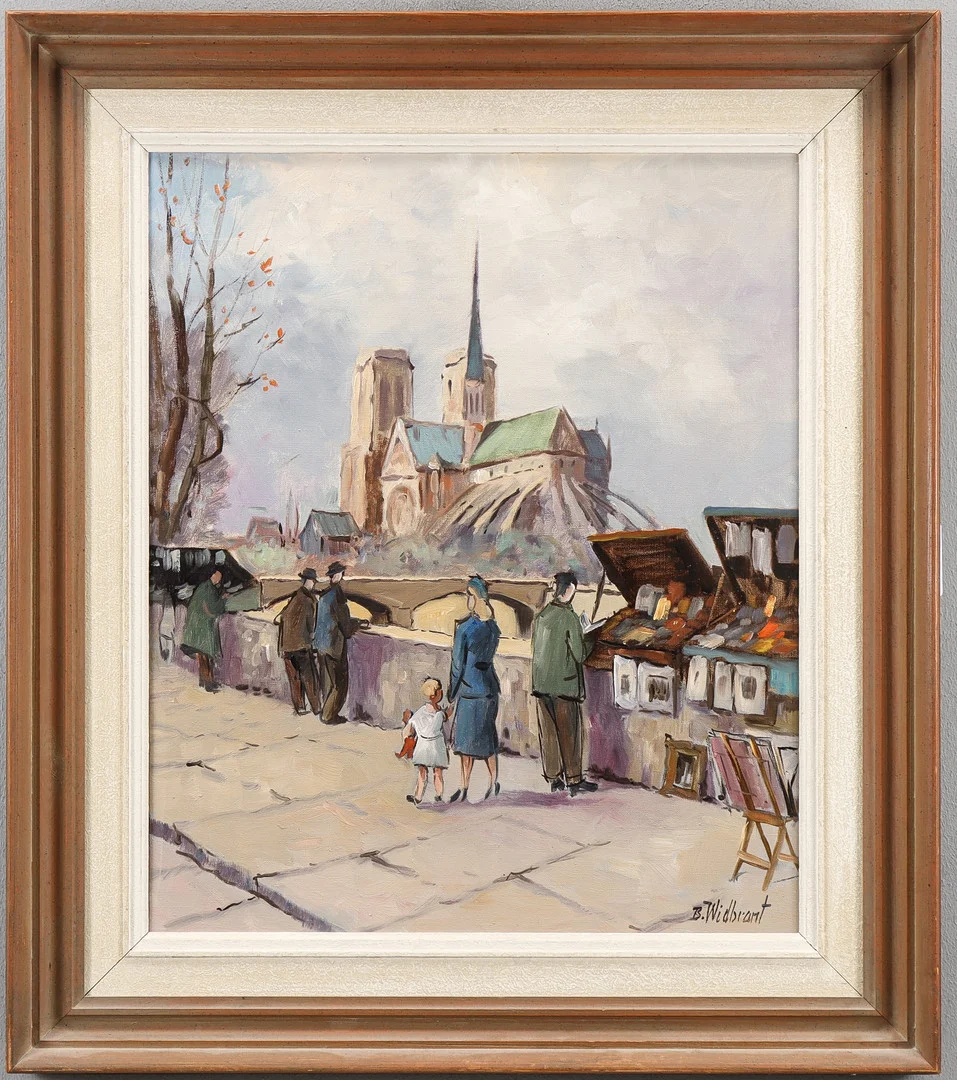 BERTIL WIDBRANDT. Olja på duk, signerad. — Paintings — Karlstad Hammarö Auktionsverk