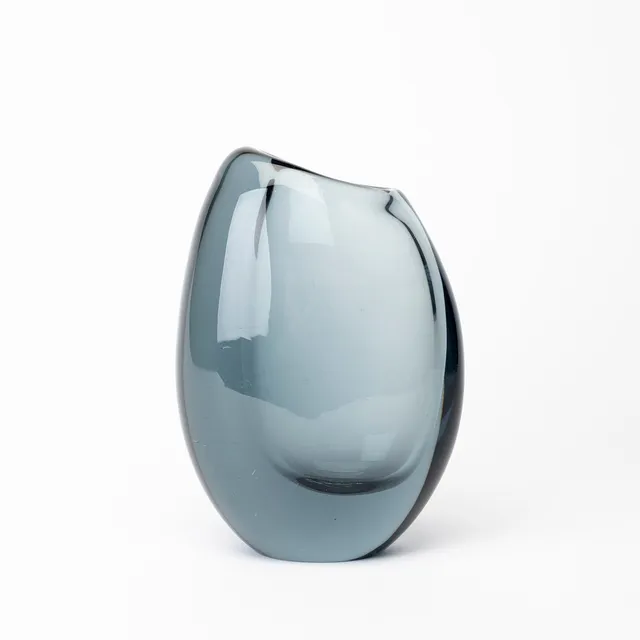 VICKE LINDSTRAND. Vas, glas, modell "LH 1606", Kosta, 1950-tal.