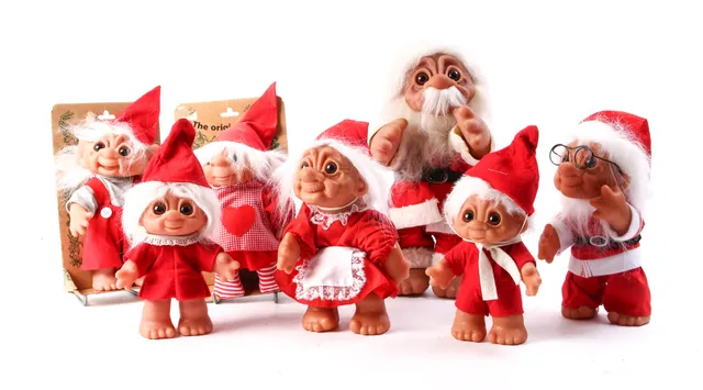 Thomas Dam. 7 pcs. Christmas trolls (7)