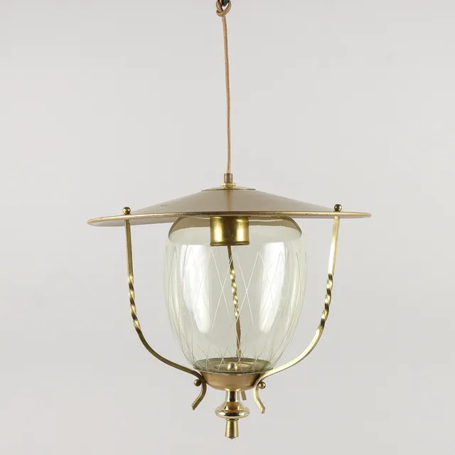 TAKLAMPA glaskupa, 1900-tal.