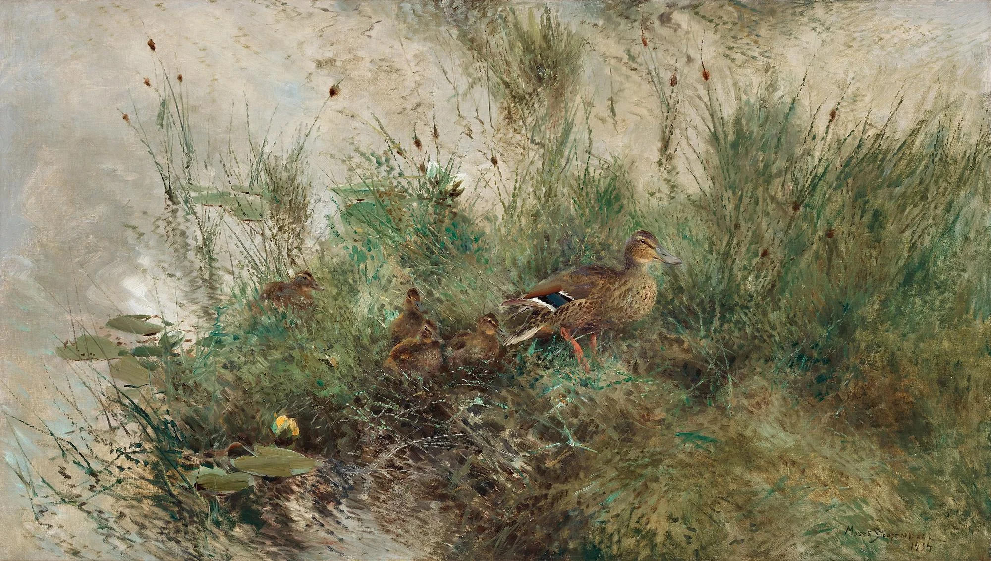 Mosse Stoopendaal, Andfamilj vid vatten. — Bukowskis