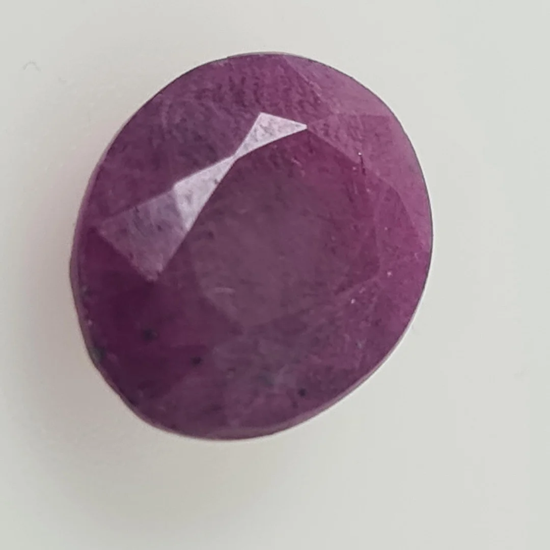 - NATÜRLICHER, UNBEHANDELTER RUBIN - 6.96CT. — Gemstones — Auktionshaus Blank