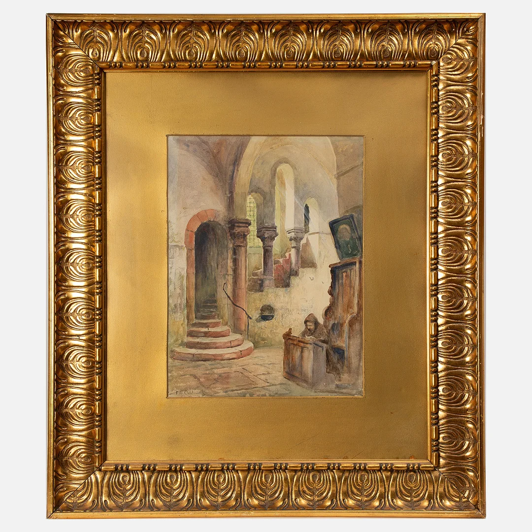 FRANS WILHELM ODELMARK. Akvarell, signerad. — Paintings — Stockholms Auktionsverk Göteborg
