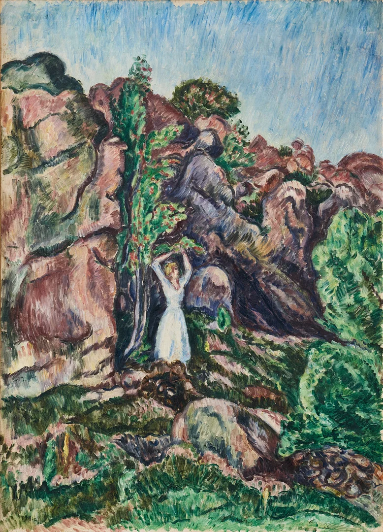 GÖSTA SANDELS. “Under the Rowan Tree”. — Paintings — Stockholms Auktionsverk Fine Art