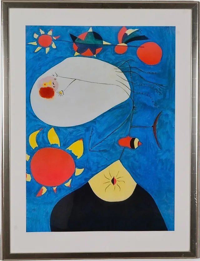 JOAN MIRÓ. EFTER. Offsettryck.