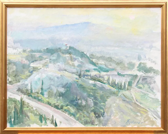 FRITZ HOLMER. OLJA, på duk, signerad.