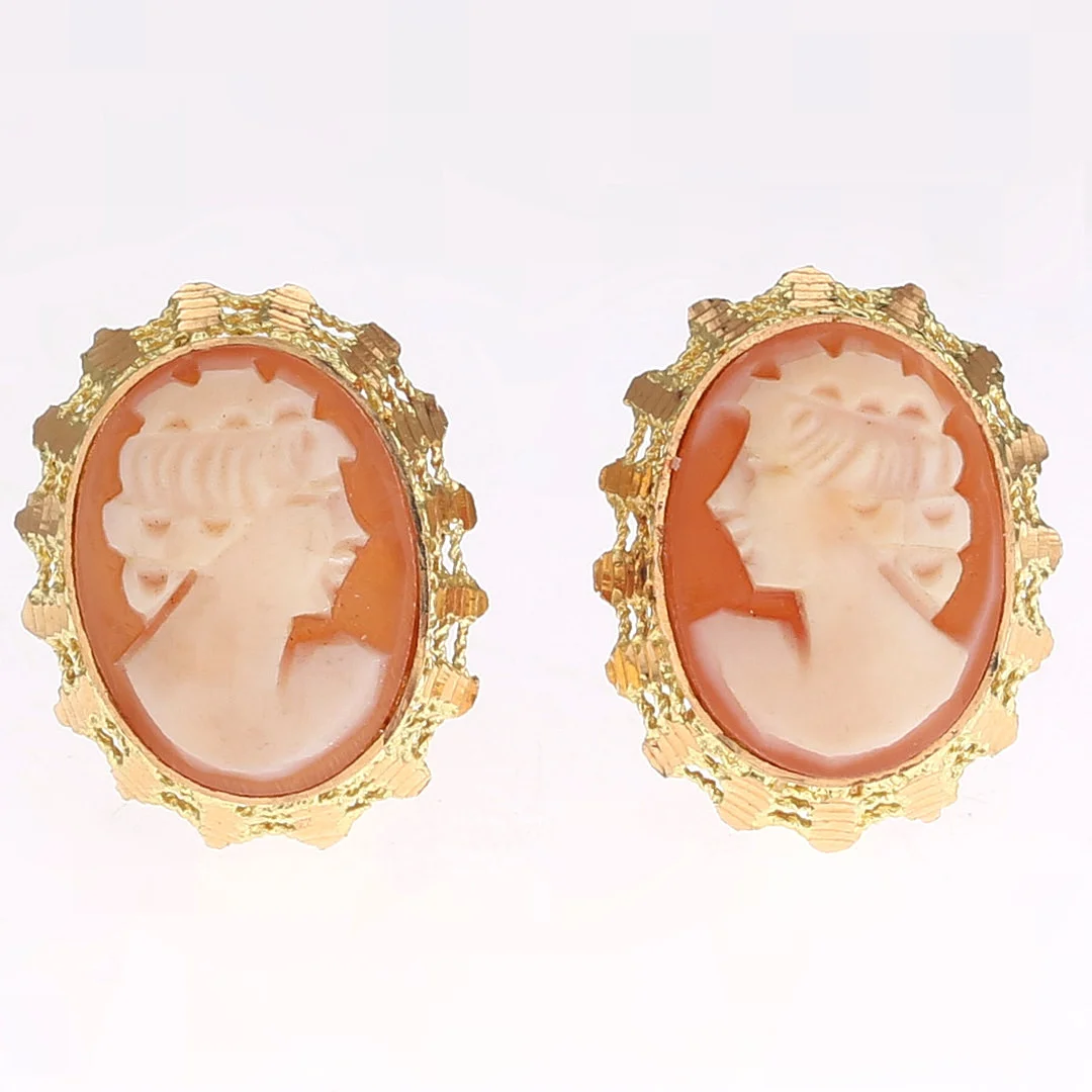 Set of ring and earrings with cameo. — Rings — Balclis