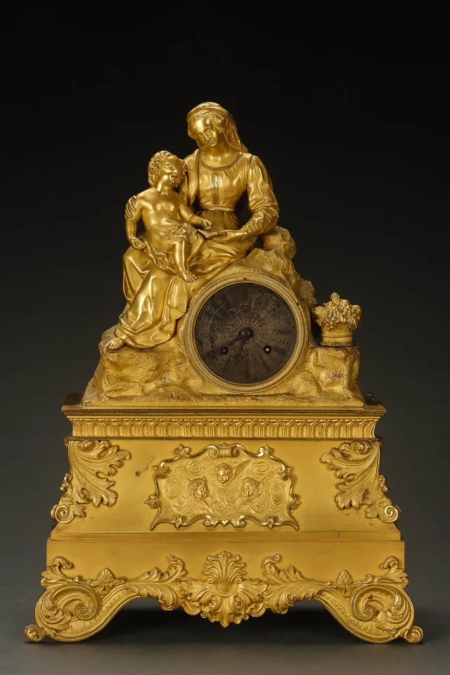 Fransk Louis Philippe kaminur, 1800-tallet.