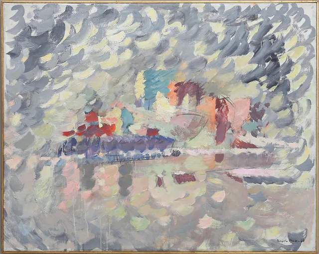 BIRGITTA FLINK. "VINTER I HAMNEN".