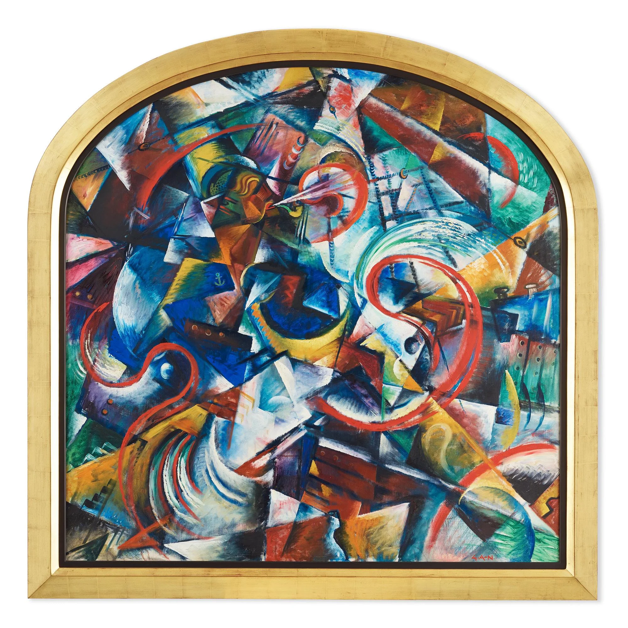 Gösta Adrian-Nilsson, "Seglatsen (Seglats I)". — Bukowskis
