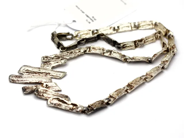Halscollier, silver 41cm 35,1g