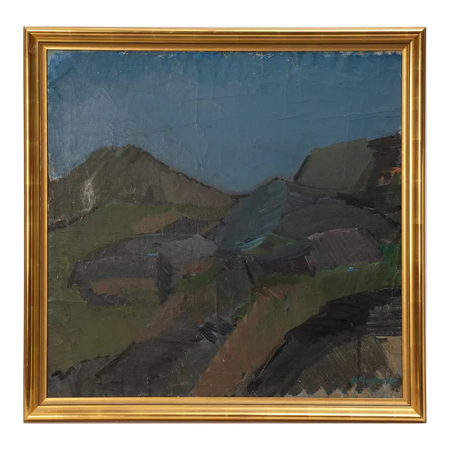 ALF LINDBERG. Olja på duk, signerad.