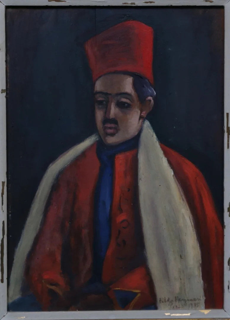 HILDA HEYMAN. olja på pannå, signerad, daterad 1935 Paris. — Paintings — Gomér & Andersson Linköping
