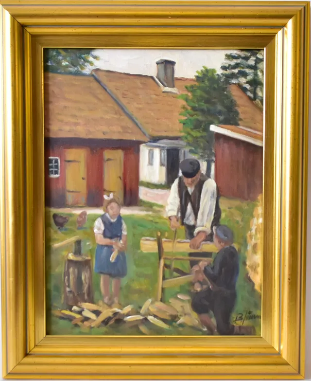 BROR JÖNSSON. Olja på duk.