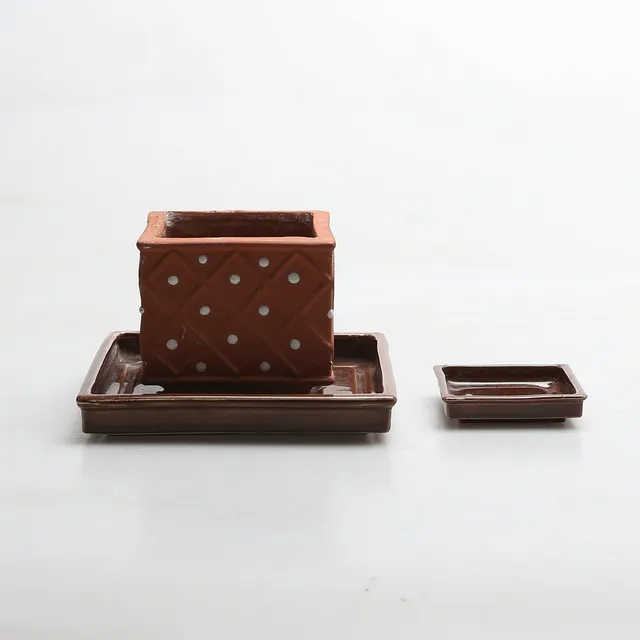 WILHELM KÅGE. KRUKA ed FAT 2 st, "Planta" Gustavsberg, 1930-tal.