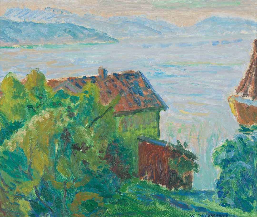 Midelfart, Willi — Ved kysten — Kunst/Maleri — Blomqvist