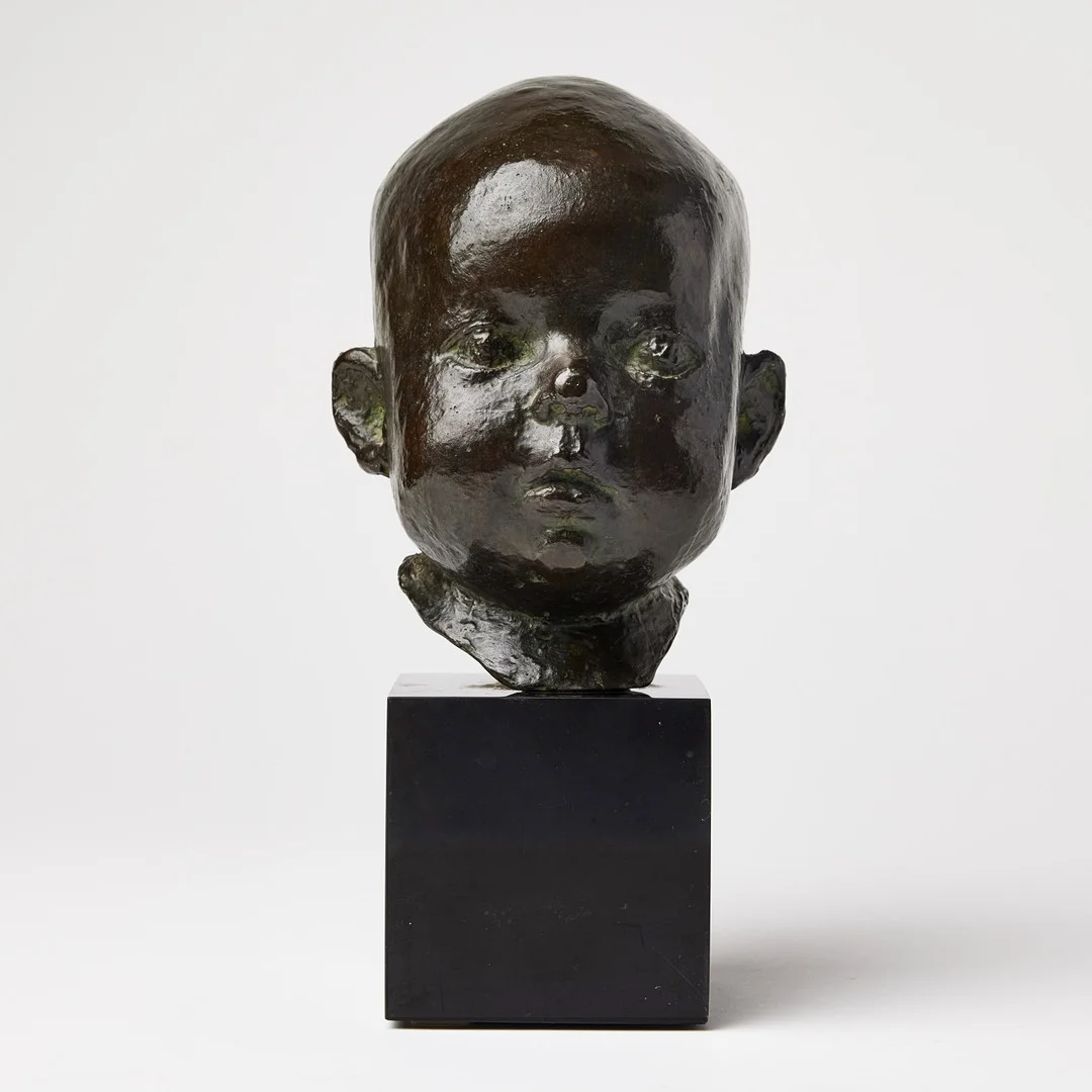 GUNNAR NILSSON (1904-1995). Barnhuvud. — Sculptures & Bronzes — Stockholms Auktionsverk Fine Art