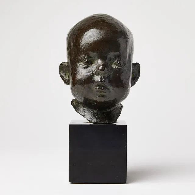 GUNNAR NILSSON (1904-1995). Barnhuvud.