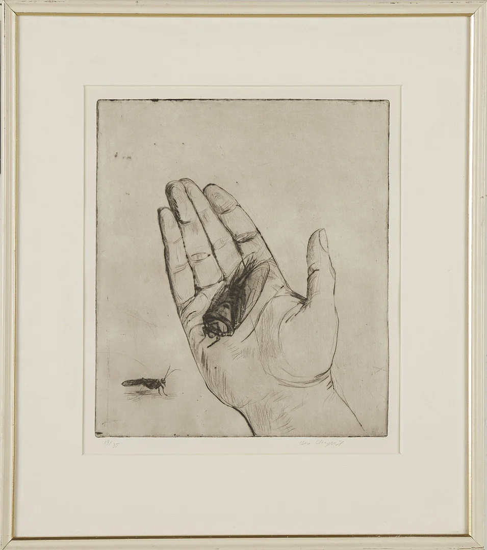 LENA CRONQVIST. etsning, numrerad 19/36. — Engravings & Prints — Stockholms Auktionsverk Sickla