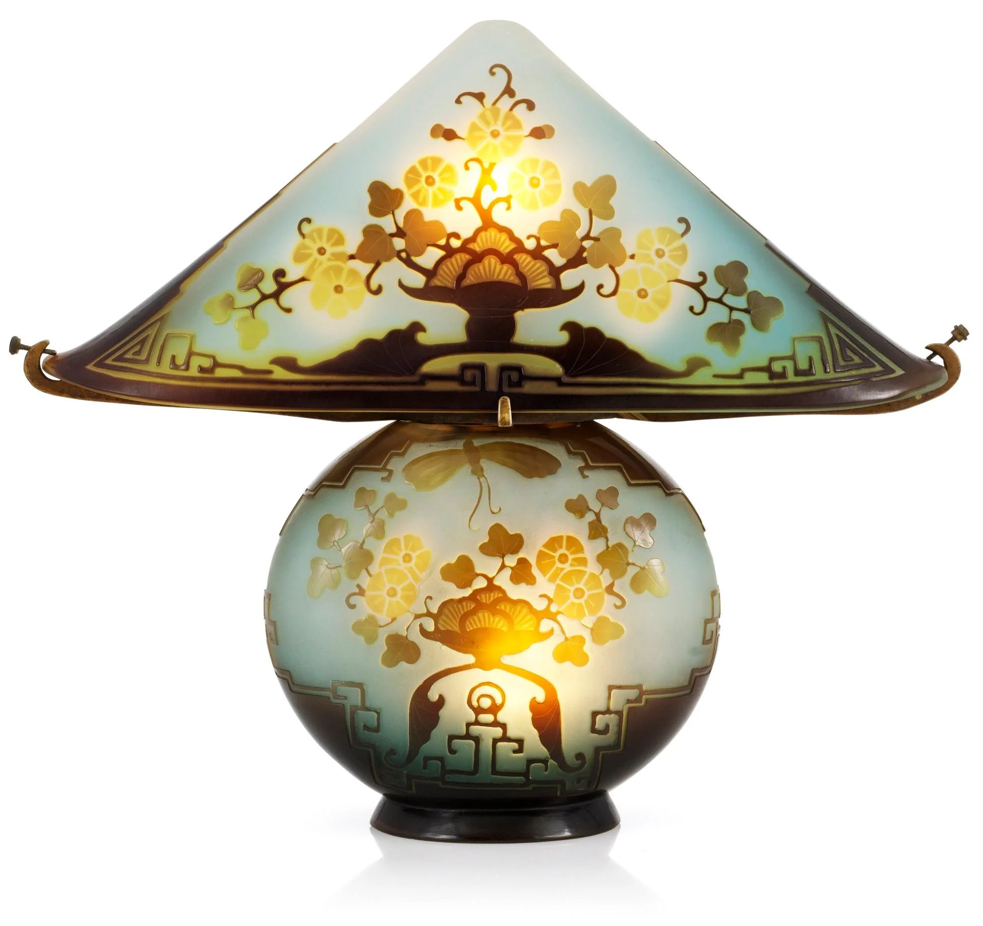 EMILE GALLÉ, bordslampa, Nancy, Frankrike. Jugend. — Bukowskis