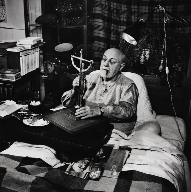 Lennart Nilsson, "Henri Matisse i Nice", 1950.
