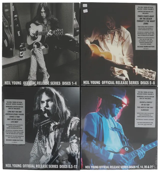 Archives Official Release Series. LP Box Set vol. 1, 2, 3, 4. All Factory Sealed. (4)