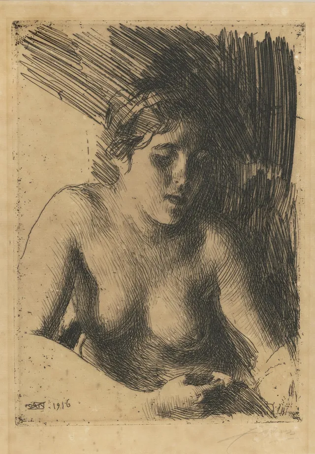 Anders Zorn, "Byst".