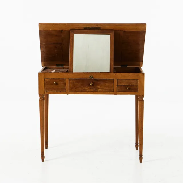POUDREUSE, 1800-tal, mahogny.