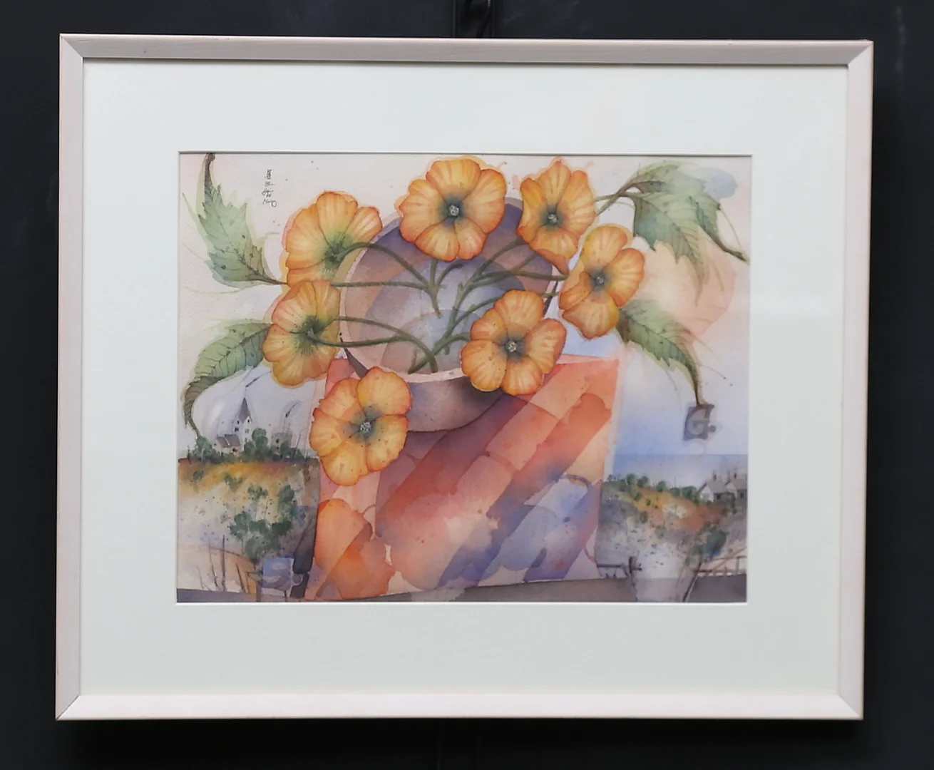 HEINER PETER NORBERG. "Gotländsk stilleben". Akvarell, signerad, daterad a tergo 1995. — Paintings — Gomér & Andersson Linköping